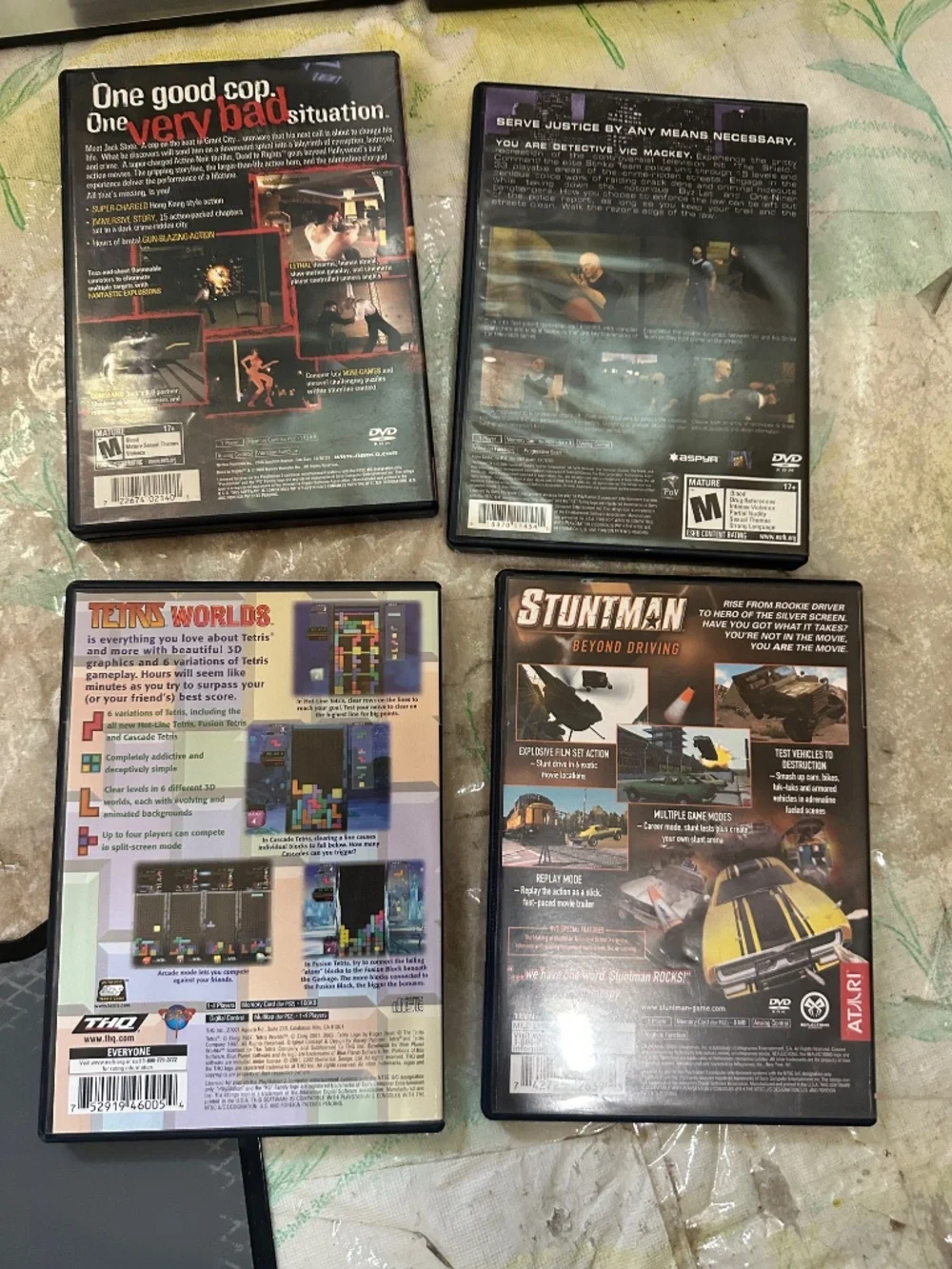 Lot of 10 Sony PS2 Games Avatar Xia Lin Mummy Mafia Dead to Rights The Shield Te